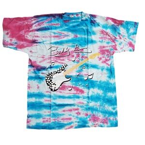 Vintage Buddy Guy Slippin In 95-96 Tour Shirt XL Tie Dye Screen Stars Blues Rock